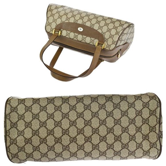 Gucci Gg Canvas Beige Canvas Handbag (Pre-Owned) - Picture 3 of 10